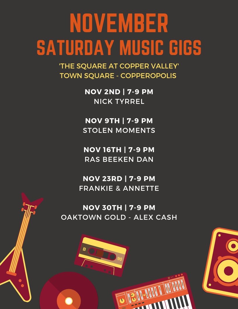 November Music Gigs November Music Gigs